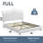 Queen Upholstered Bed With 2 Nightstands – Charging Station, Modern Bedroom Set-1466277025-1466277027