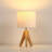 David-James Solid Wood Tripod Table lamp-2074736732