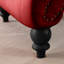 Chaise longue en velours-704274702