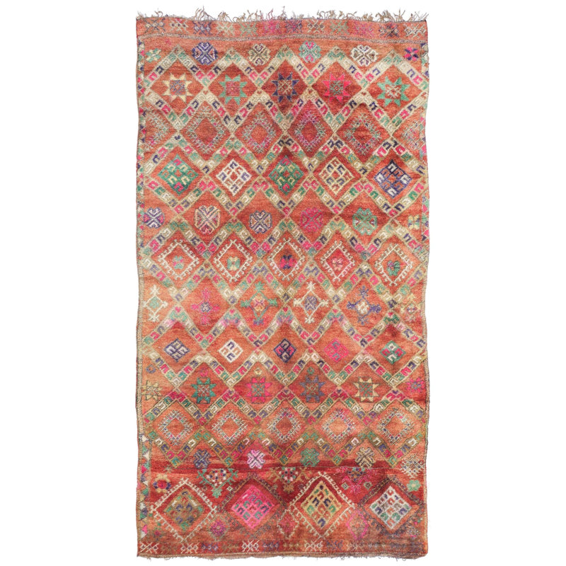 Moroccan Rugs One-of-a-Kind Rectangle 6'2" X 11'1" Area Rug