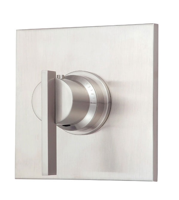 Garniture de robinet de douche thermostatique Sirius, Nickel brossé