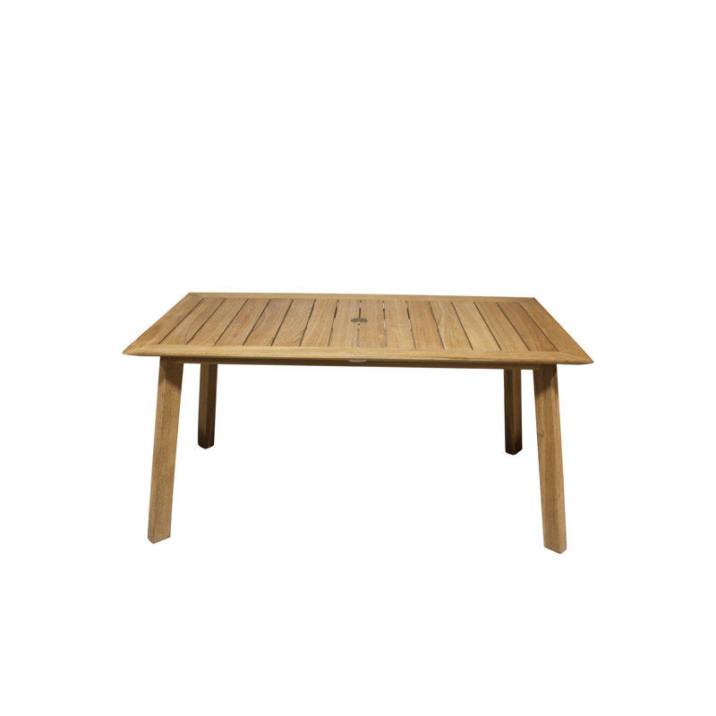 Table de salle à manger d'extérieur Renika, H 30,25 po x l 35,5 po x L 63 po