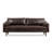 Napa 88.5'' Full-Grain Genuine Italian Leather Sofa-629881411