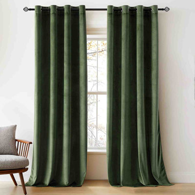 Velvet Blackout Curtain Pair (Set of 2)
