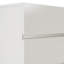 Ensemble de chambre à coucher 4 pièces en cuir écologique moderne blanc Omosède-1046862029