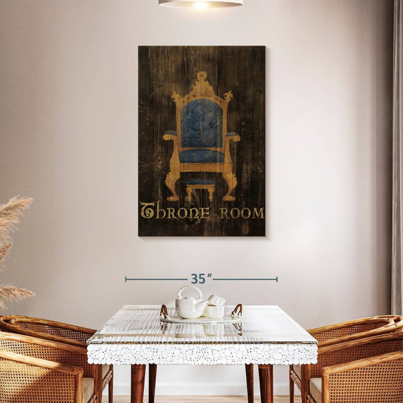 Regal Throne, 45" H x 30" W