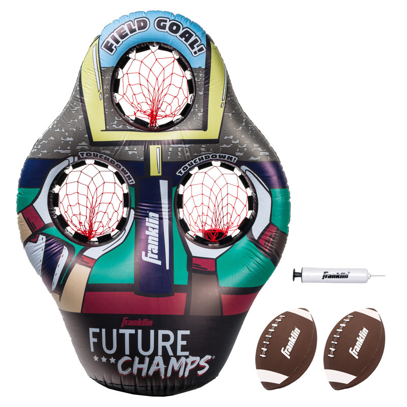 Franklin Sports Kids Football Target Toss Game With 3 Target Holes