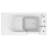 Captains Series 59'' x 30'' Soaking Fiberglass Bathtub with Faucet-11831164
