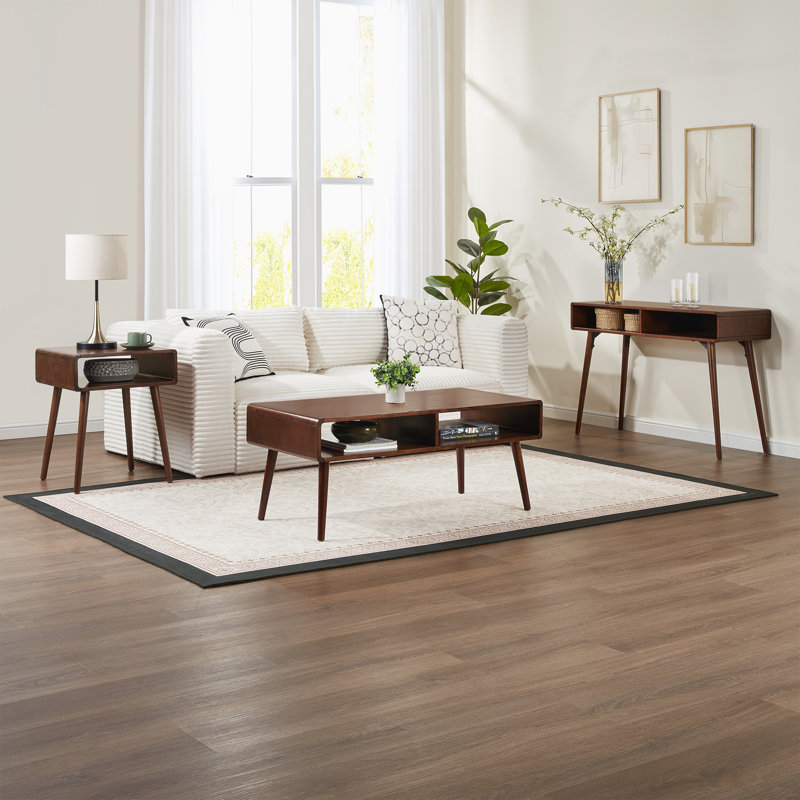 Table de bout avec tablette Kays, Espresso