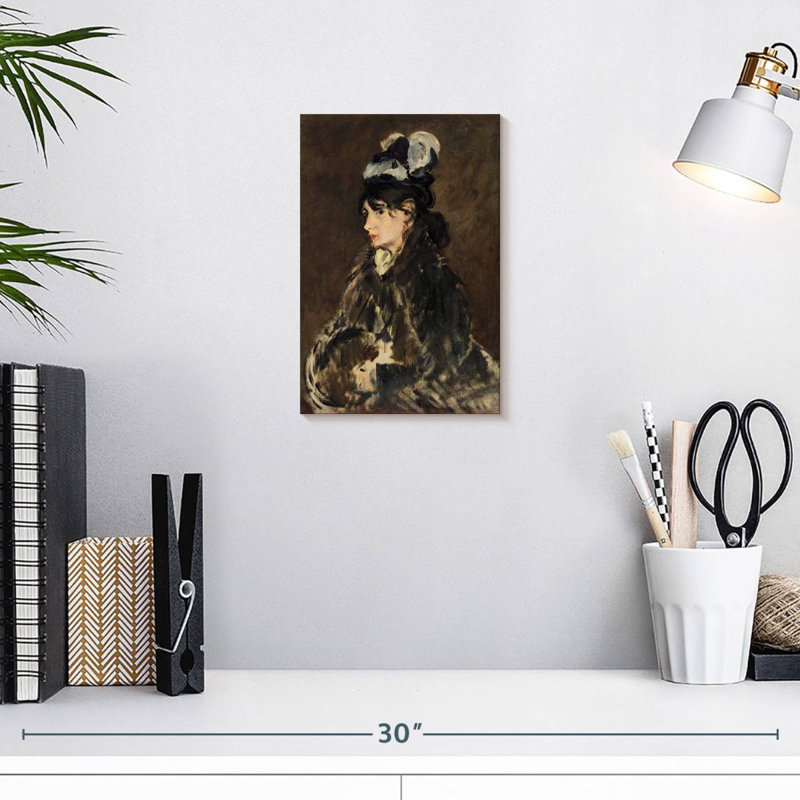 Leisha Berthe Morisot 1869-1873, H 12 po x l 8 po