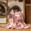 Tapis rose et rose moderne lavable à la machine Andrus Valentines-317844049