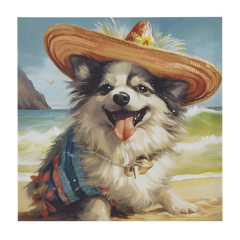 Chihuahua, art mural sur toile