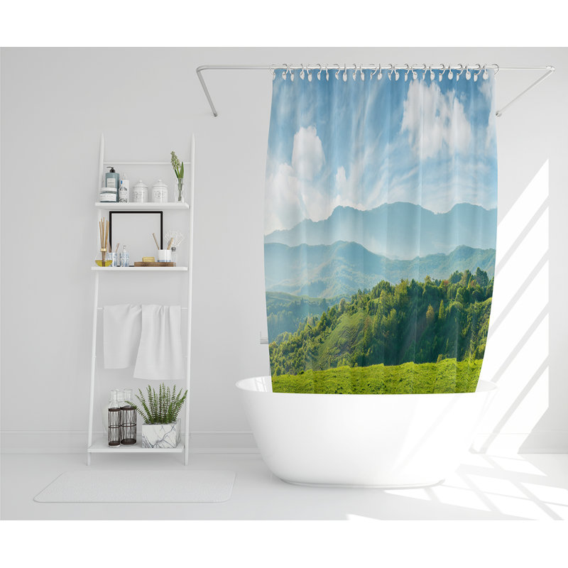 Elizabeath Polyester Shower Curtain