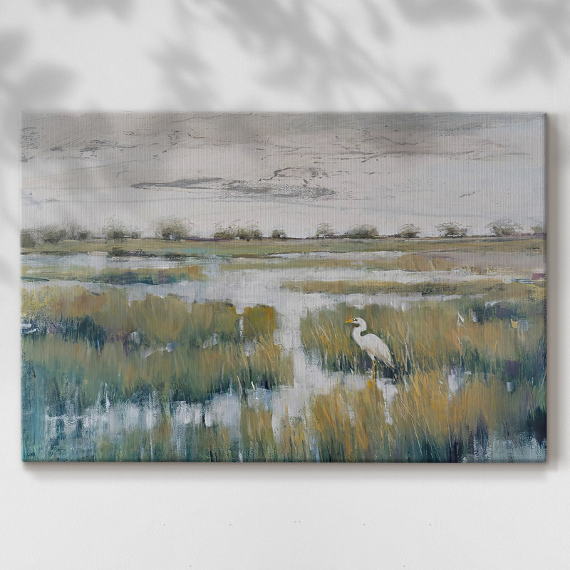 Marshland View VI -Galery Enveloppé Cavas, 24 x 36