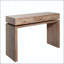 Console rustique en bois avec 3 tiroirs