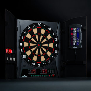 Cricketmaxx 3 Piece 1.0 Electronic Dartboard Cabinet Set