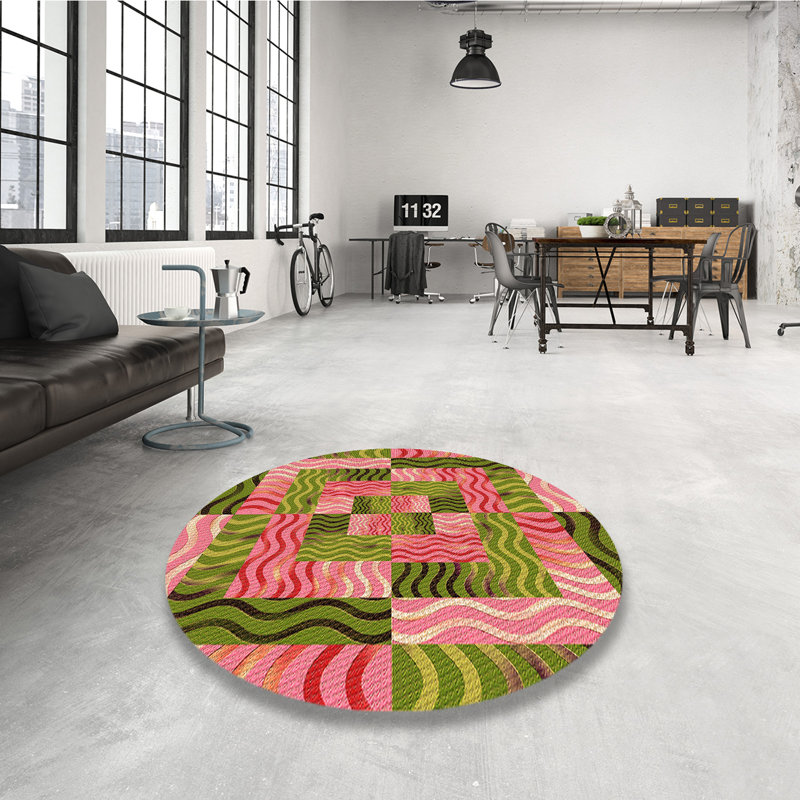 Oriental Indoor Rug, Round 6'