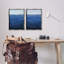 Ensemble de 2 toiles flottantes encadrées "Flowering Field Purple Haze" par Tim Otoole-292842514-292842518