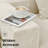 82" Convertible Sofa Bed, Compression Foam Couch with 4 Fixed Shelves & 2 Storage Bags, Modular Pull-Out Couch with High-Resilience Foam, Corduroy Folding Sofa Bed for Living Room, Bedroom，Beige-121583467