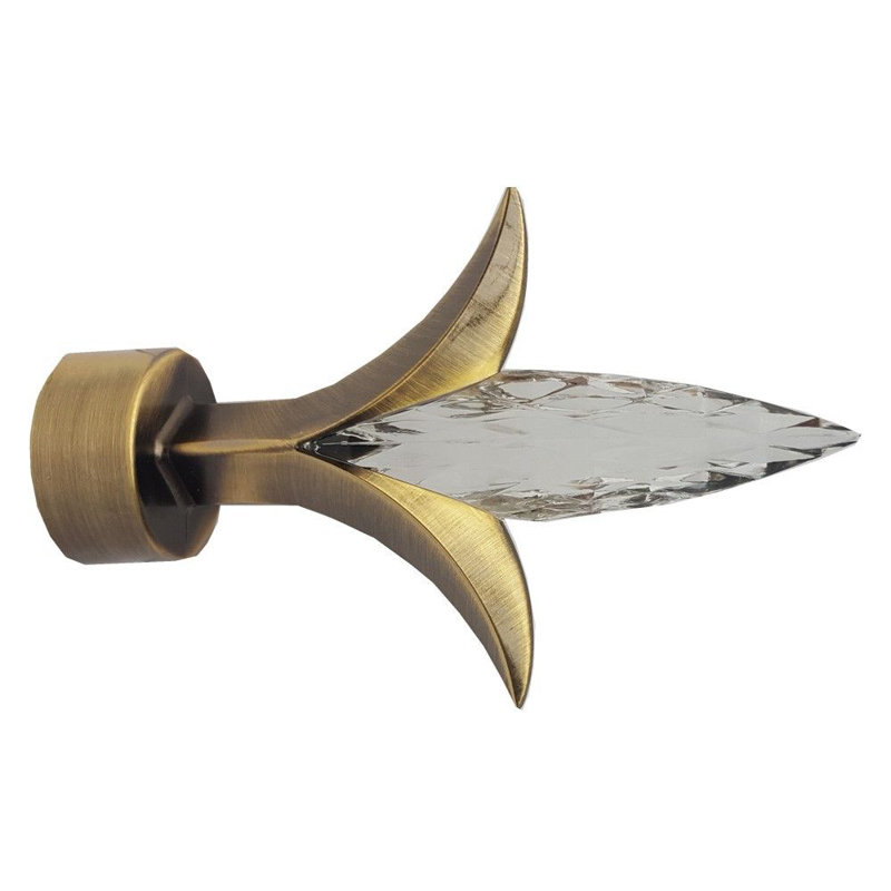 Poles Apart 36.07cm Finial, Antique Brass