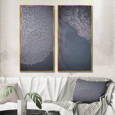 «Luxury Grey», impression sur toile 2 pièces
