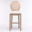 French Country Of 2 - , Upholstered Seating In Beige And Natural, Retro Elegant For All Settings Wooden Stools, Back With Seat, Multiple Occasions