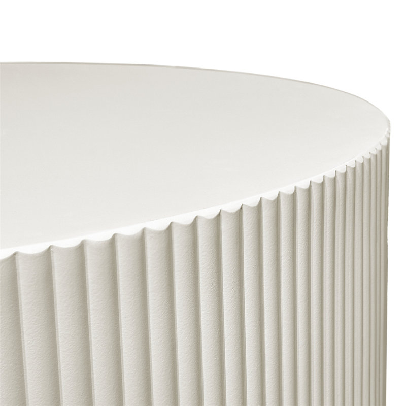 Table basse ronde Wave Wave, Beige