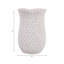 Vase en terre cuite texturé à motif de fleurs en terre cuite pour la décoration intérieure - Vase de table haute pour salon ou tablette-132134796