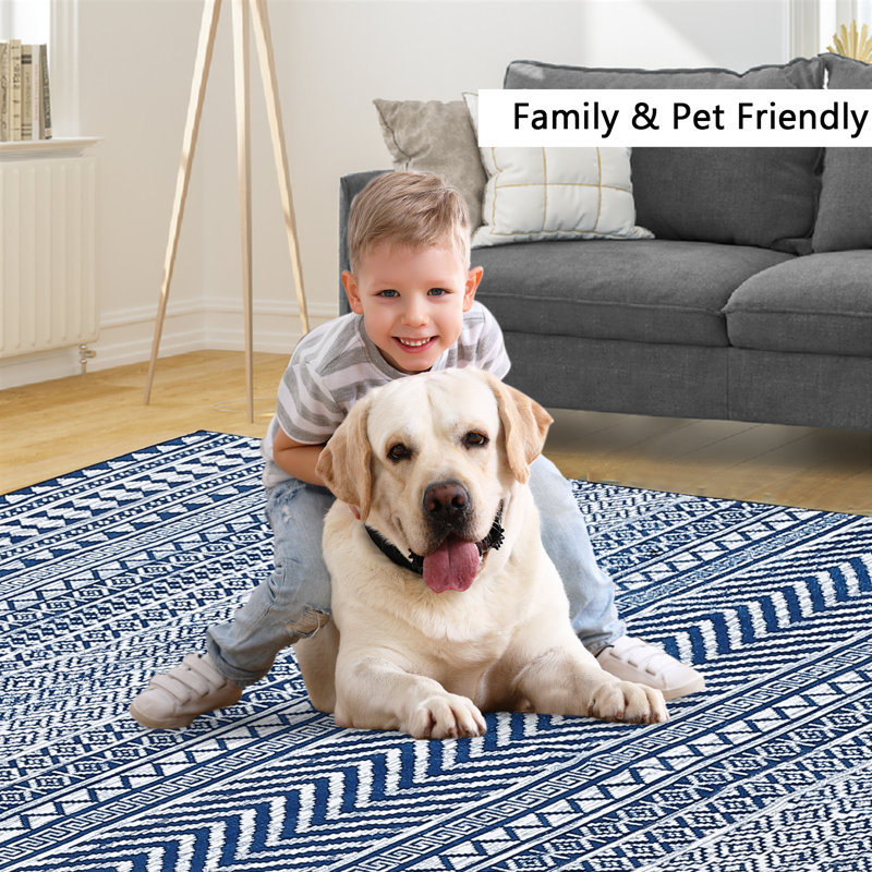 Tapis en polyester Karell, Rond 4 pi