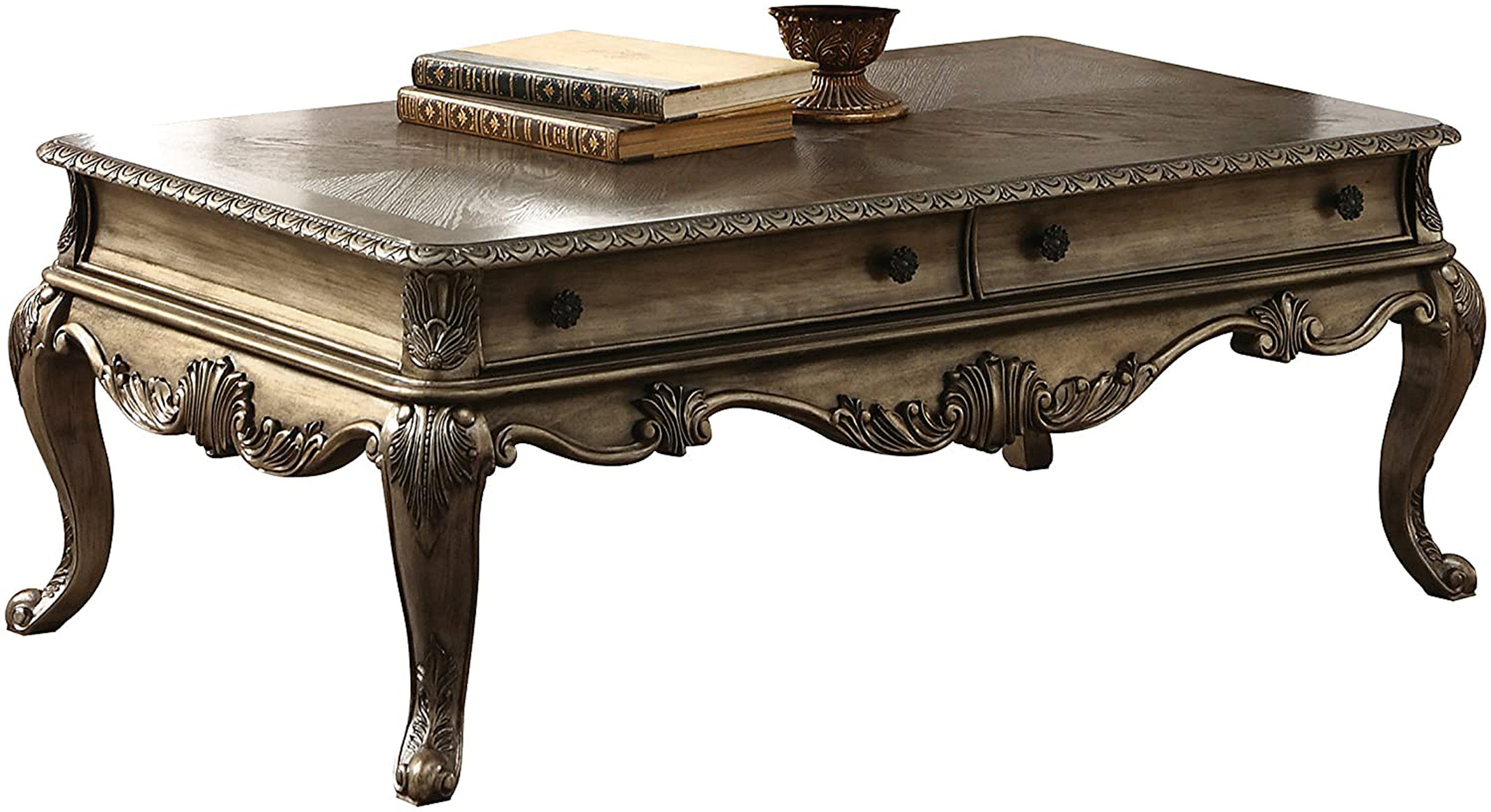 Astoria Grand Zinnea Solid Wood Coffee Table Cocktail Table Rectangle