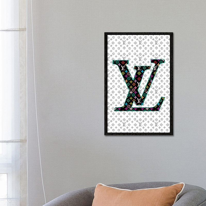 LV Fashion IV by Pomaikai Barron - Print on Canvas, 66.04 cm H x 45.72 cm W, Black Framed