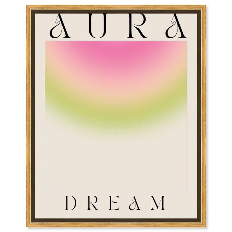 «Aura Dream» par Rosdorf Park, Cadre doré, H 46 po x l 37 po