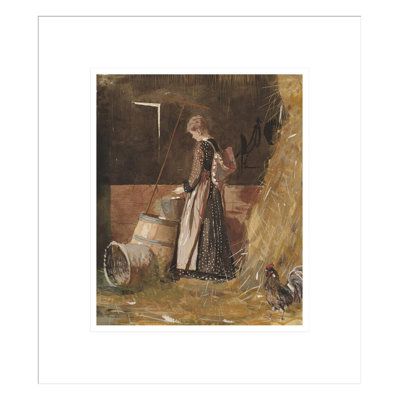 Fresh Eggs by Winslow Homer -Framed Giclee Print