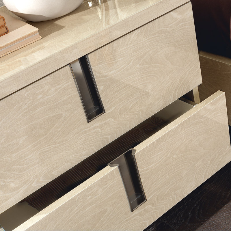 Staley 60cm W Manufactured Wood Bedside Table