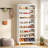 Wooden Shoe Storage Cabinet With LED Lighting-1363893306