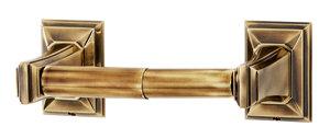 Wall Mounted Toilet Paper Holder, Polished Antique