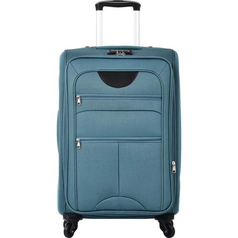 3 pièces de bagage: extensible avec serrure de sécurité et poches de rangement extérieures pratiques