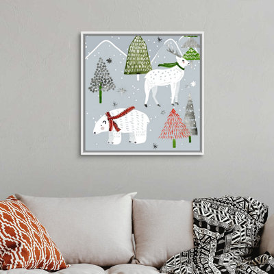 Reproduction d’art sur toile, "stars & Snowflakes I" par Melissa Wang