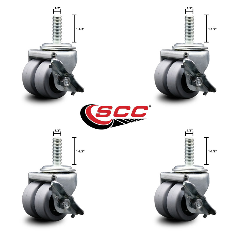 Low Profile Thermoplastic Caster