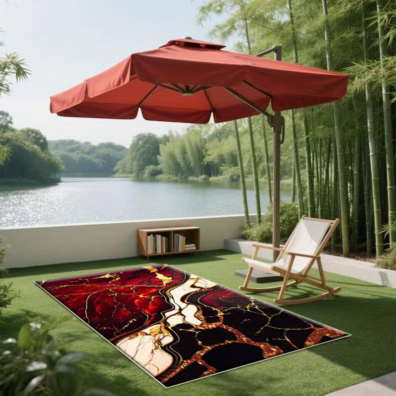 Marbled Pattern Area Rug, Soft And Lightweight, Suitable For All Seasons, Easy To Maintain And Easy To Clean, Machine Washable Carpet Floor Mat, Suitable For Living Room, Bedroom, Dining Room, Balcony, Hallway, Room Decor, Home Decor, Outdoor Decor