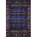 Transitional One-of-a-Kind Rectangle 6'1" X 9'2" Hand Knotted Area Rug