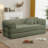 63" Compression Convertible Sleeper Futon Sofa Bed, 4-in-1 Corduroy Upholstered Floor Couch with 2 Pillows, No Assembly Required-790714045