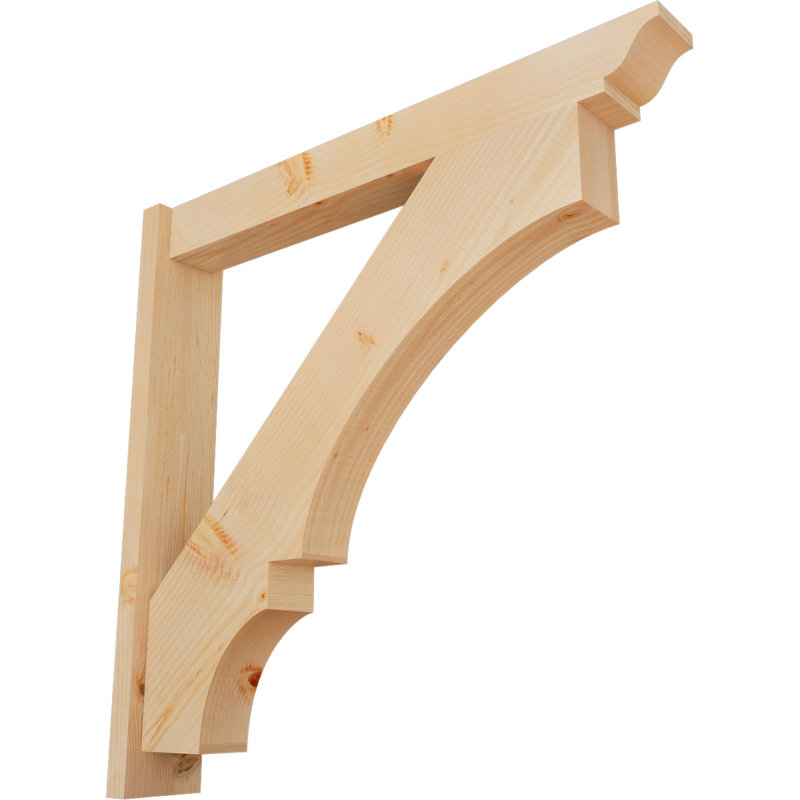 Balboa Traditional Outlooker, 5 1/2" W Douglas Fir (Smooth), 36" D x 36" H