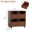 Armoire de rangement pour disques 2 étages Mid Century-130068619
