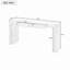 Console 60 po avec 2 tiroirs dissimulés-363917123
