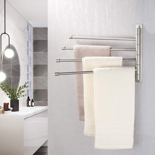 Acehoom 9.6'' Wall Mounted Towel Bar & Reviews | Wayfair