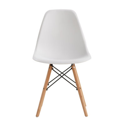 Chaise d'appoint à dossier en lattes