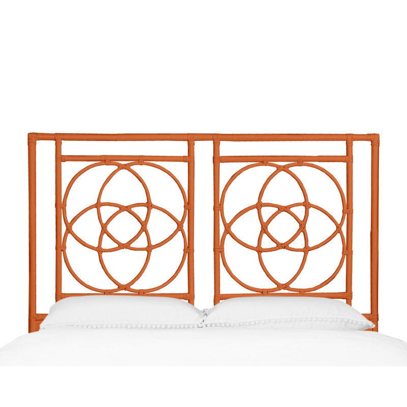Emilia Open-Frame Headboard, Queen, Orange