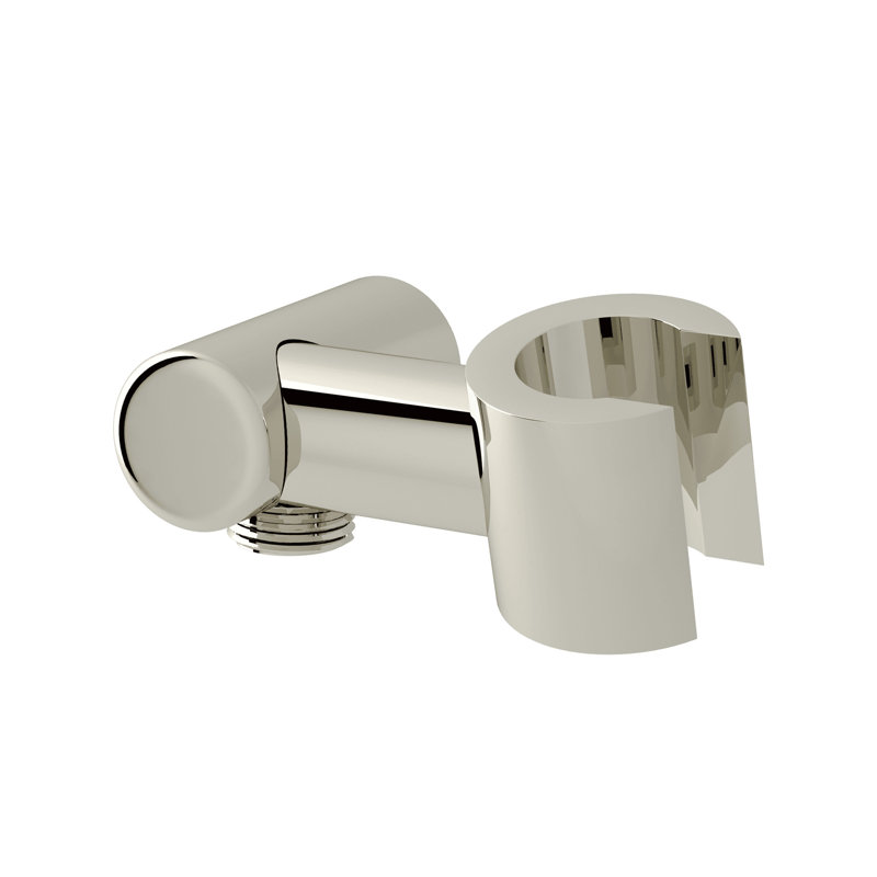 Handshower Outlet With Holder, Polished Nickel