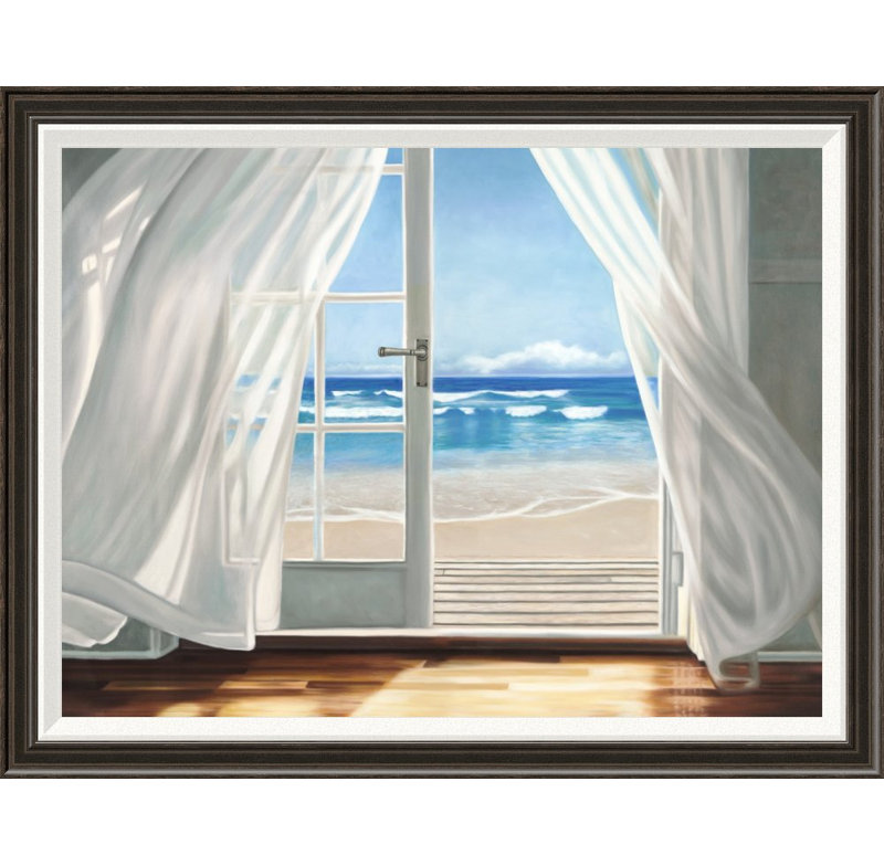" Window By The Sea ", 30" H x 40" W, Unframed/Canvas, No Mat